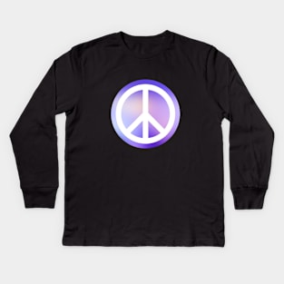 Peace Sign #4 Kids Long Sleeve T-Shirt